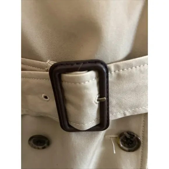 J Crew 2018 Icon Trench Coat Belted Tan Khaki Double Breasted H5852 Size 2